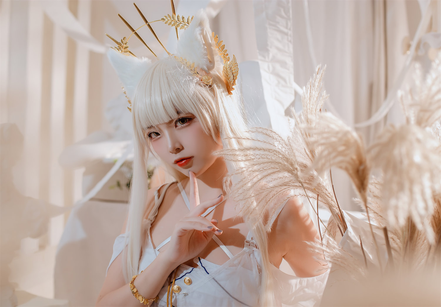 二佐Nisa明日方舟白金泳装16p