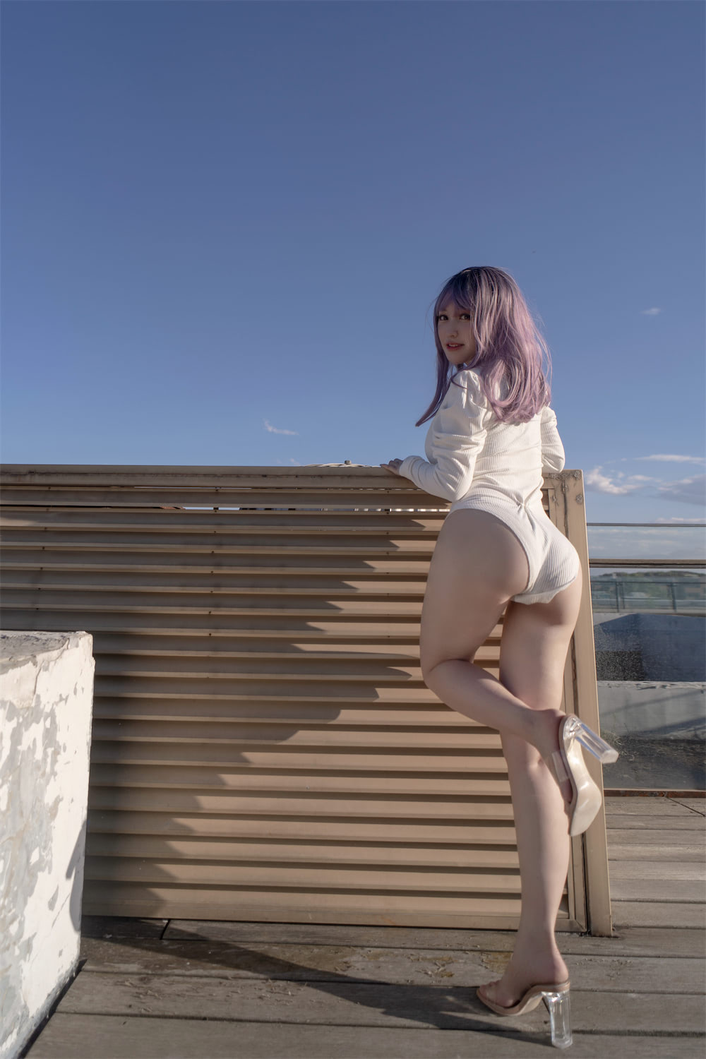 脱尾巴Mizuki天台连体毛衣43p