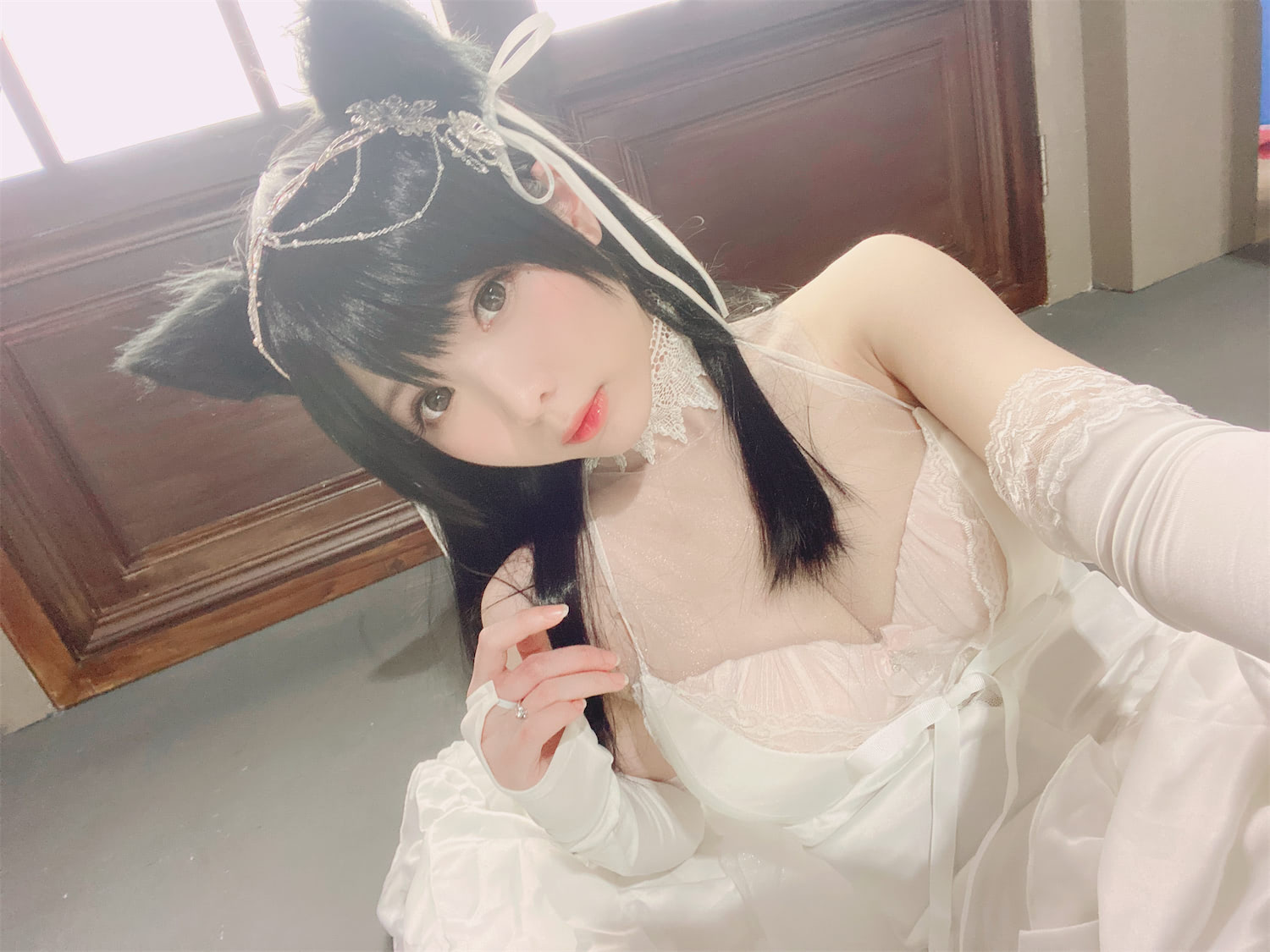 霜月shimo爱宕白婚纱21p