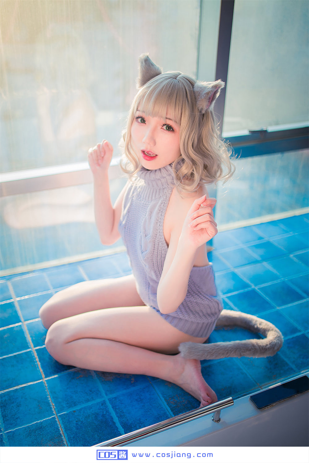 真央Mao露背毛衣猫耳娘50p