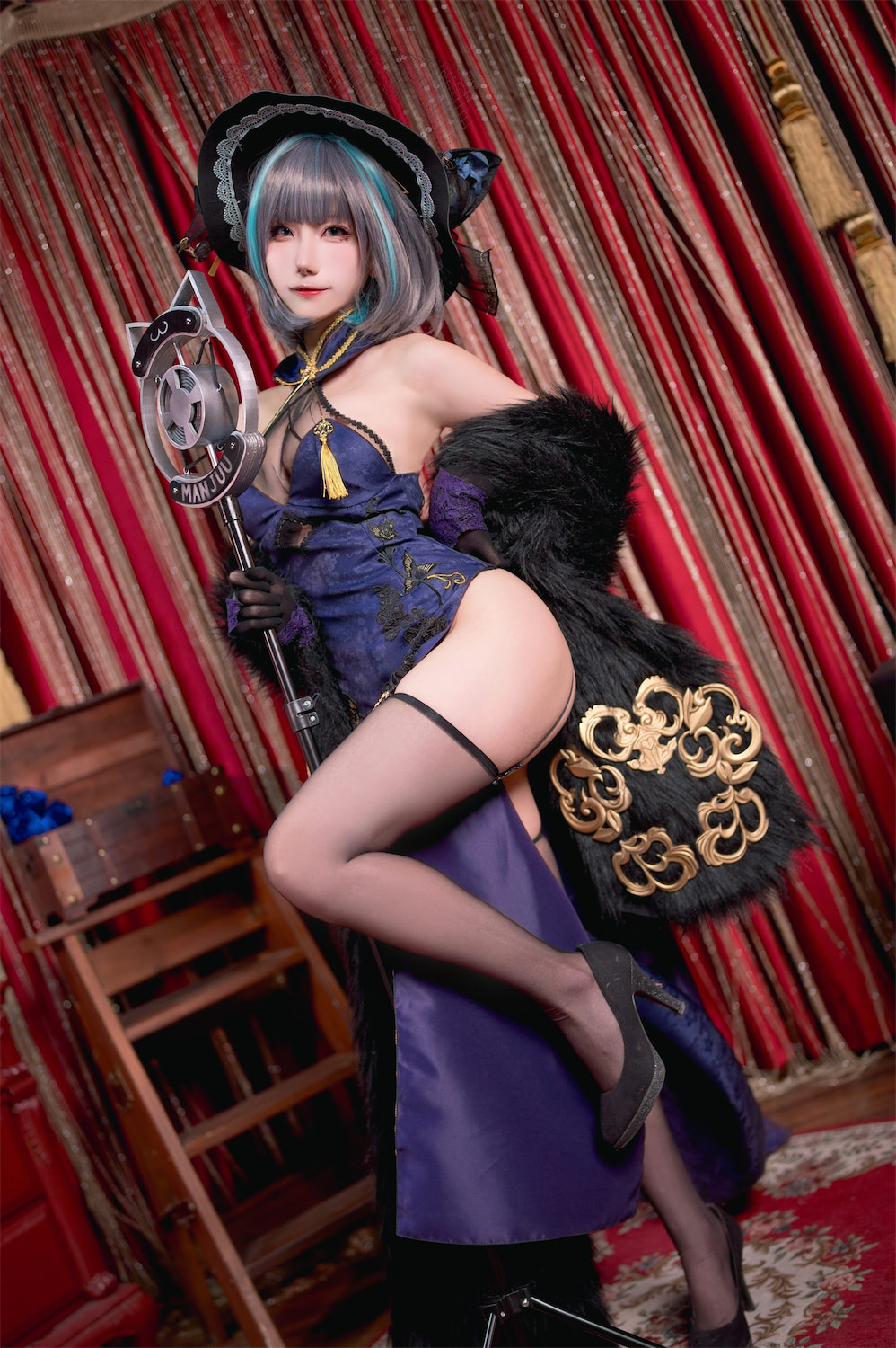 卜呦碧蓝航线柴郡音乐绚烂15p