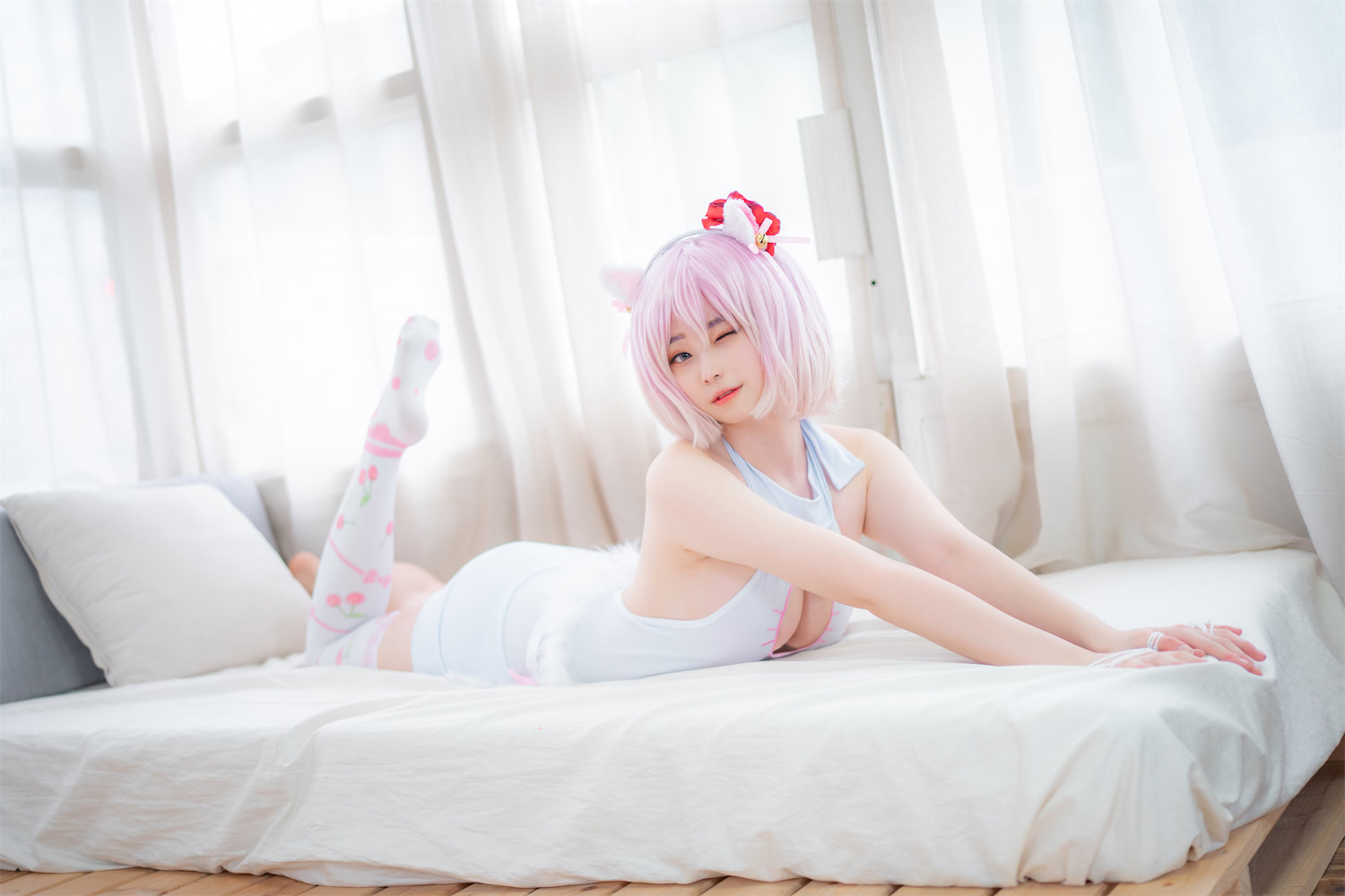 밤비bambi修女白猫38p