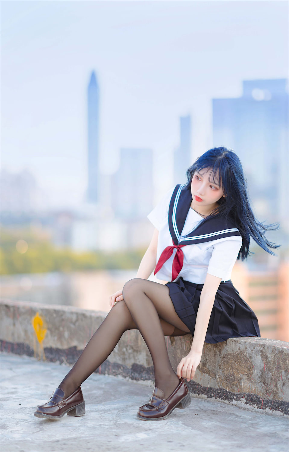 果咩酱w夏日jk制服13p_1