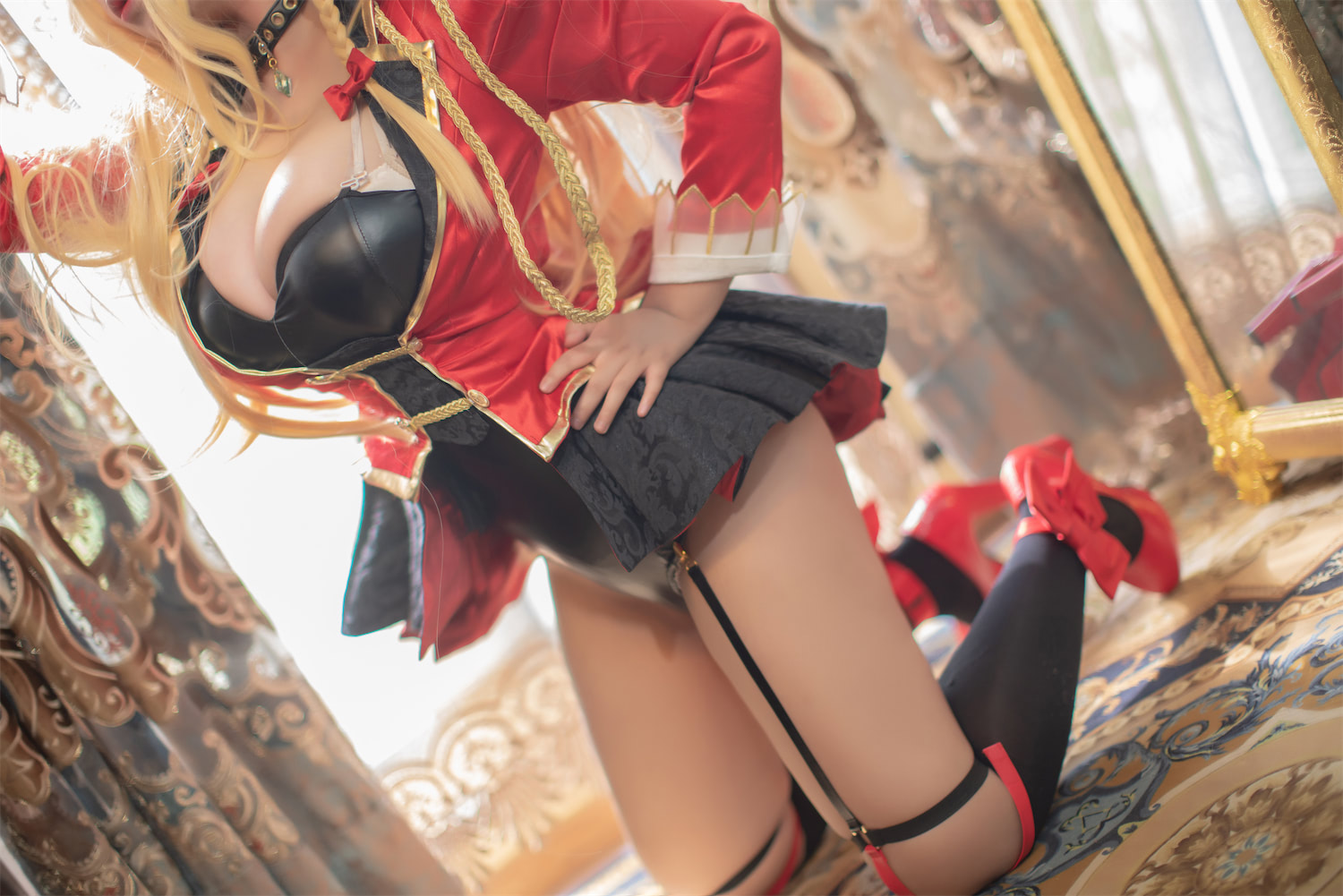 穆零Mu0尼禄女仆偶像打歌服68p