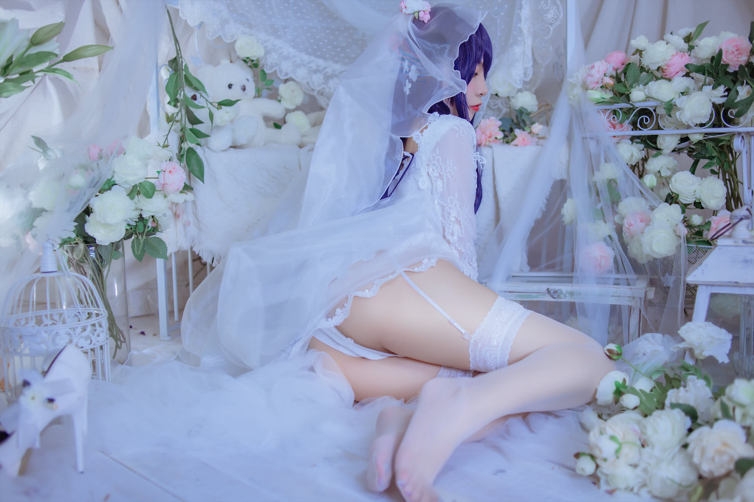 二佐Nisa碧蓝吾妻婚纱29p