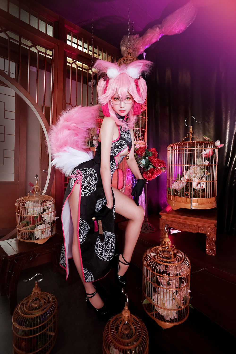 ElyEE子玉藻前旗袍33p