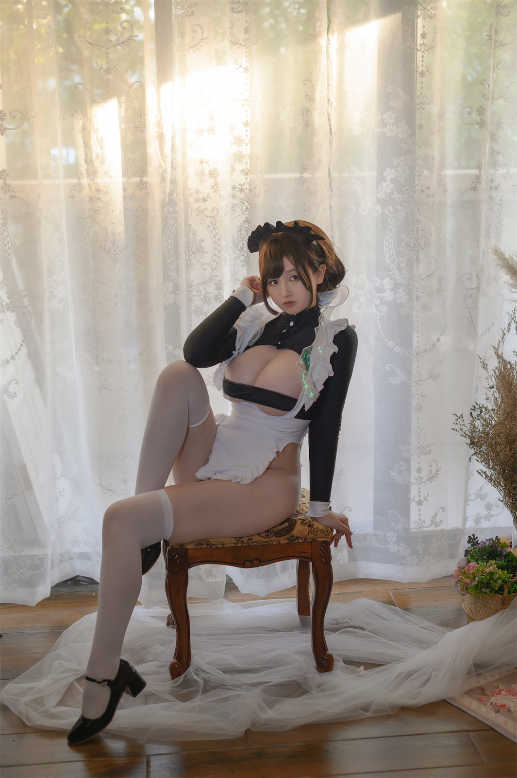 Paki酱高叉女仆34p4v