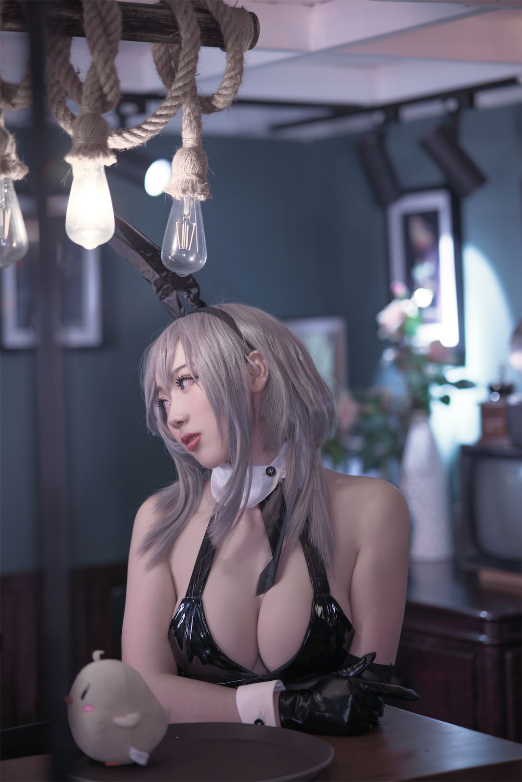 刺青Poi碧蓝航线兔女郎40p