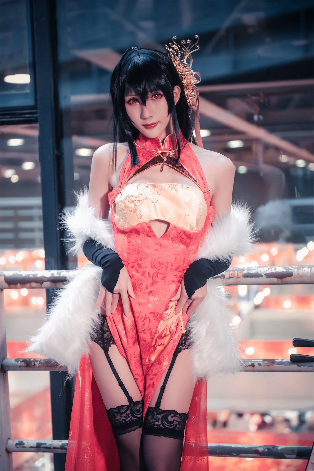 雅祈碧蓝航线大凤旗袍27p