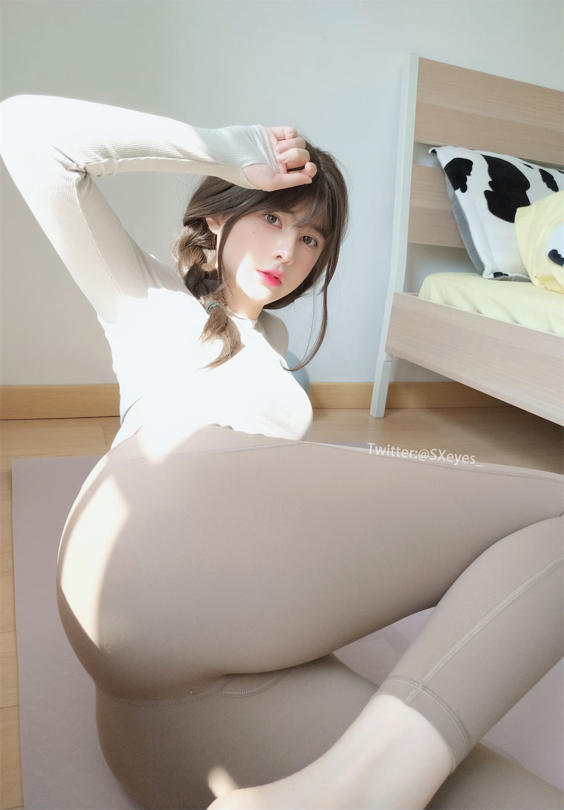 眼酱大魔王w瑜伽服32p