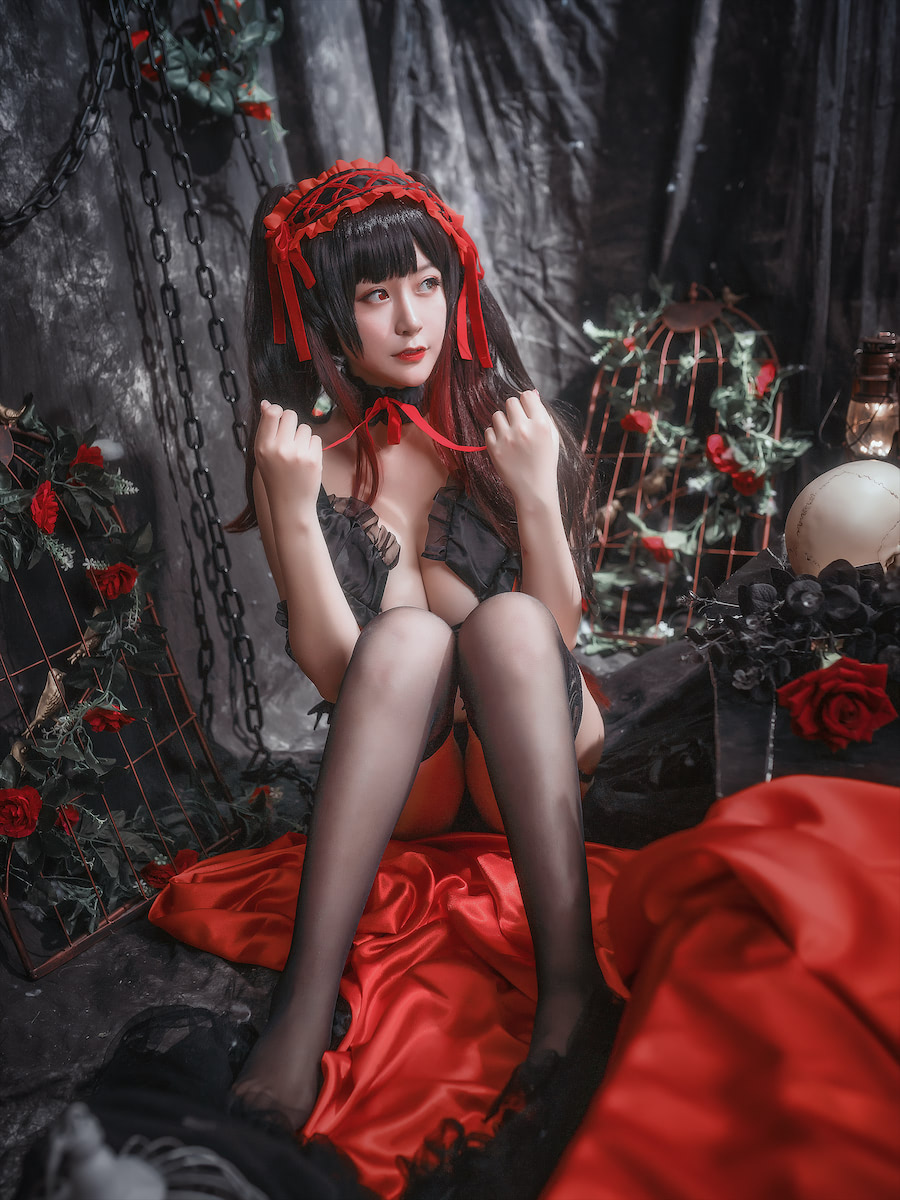 猫九酱时崎狂三内衣13p