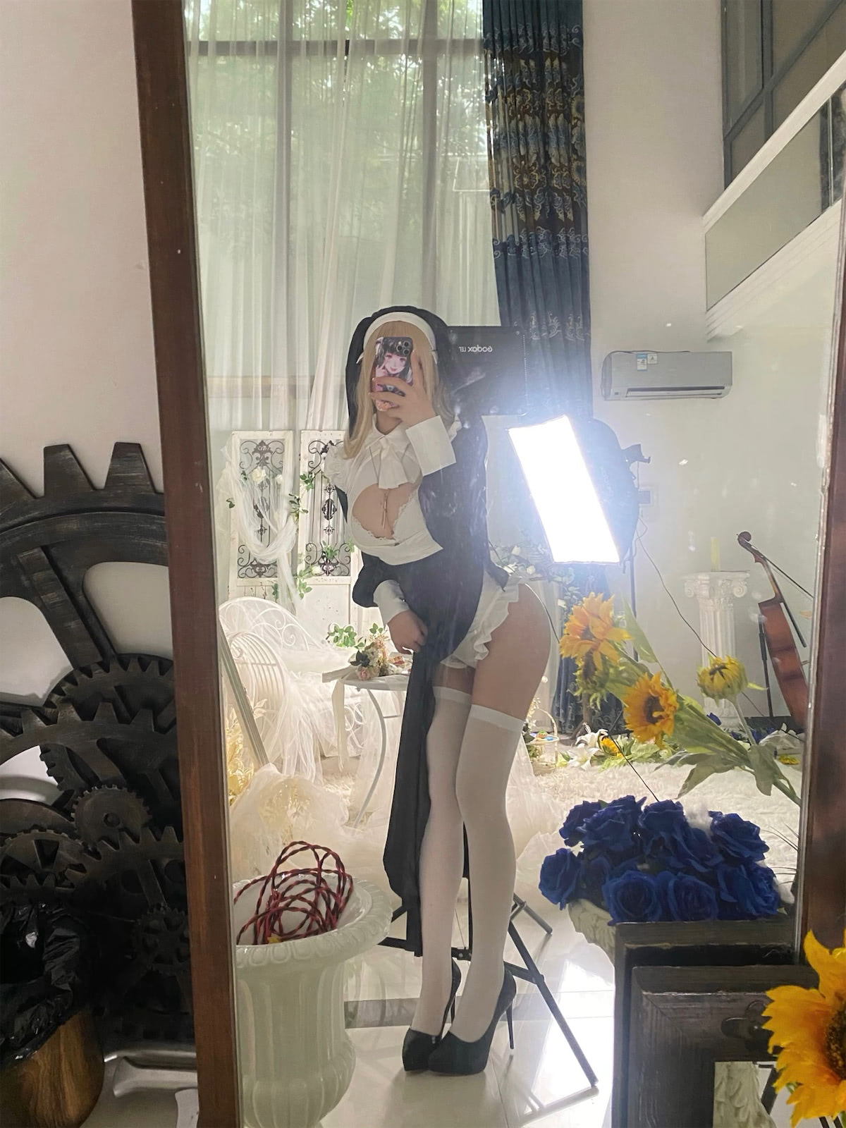 抱走莫子aa生日特辑修女75p11v