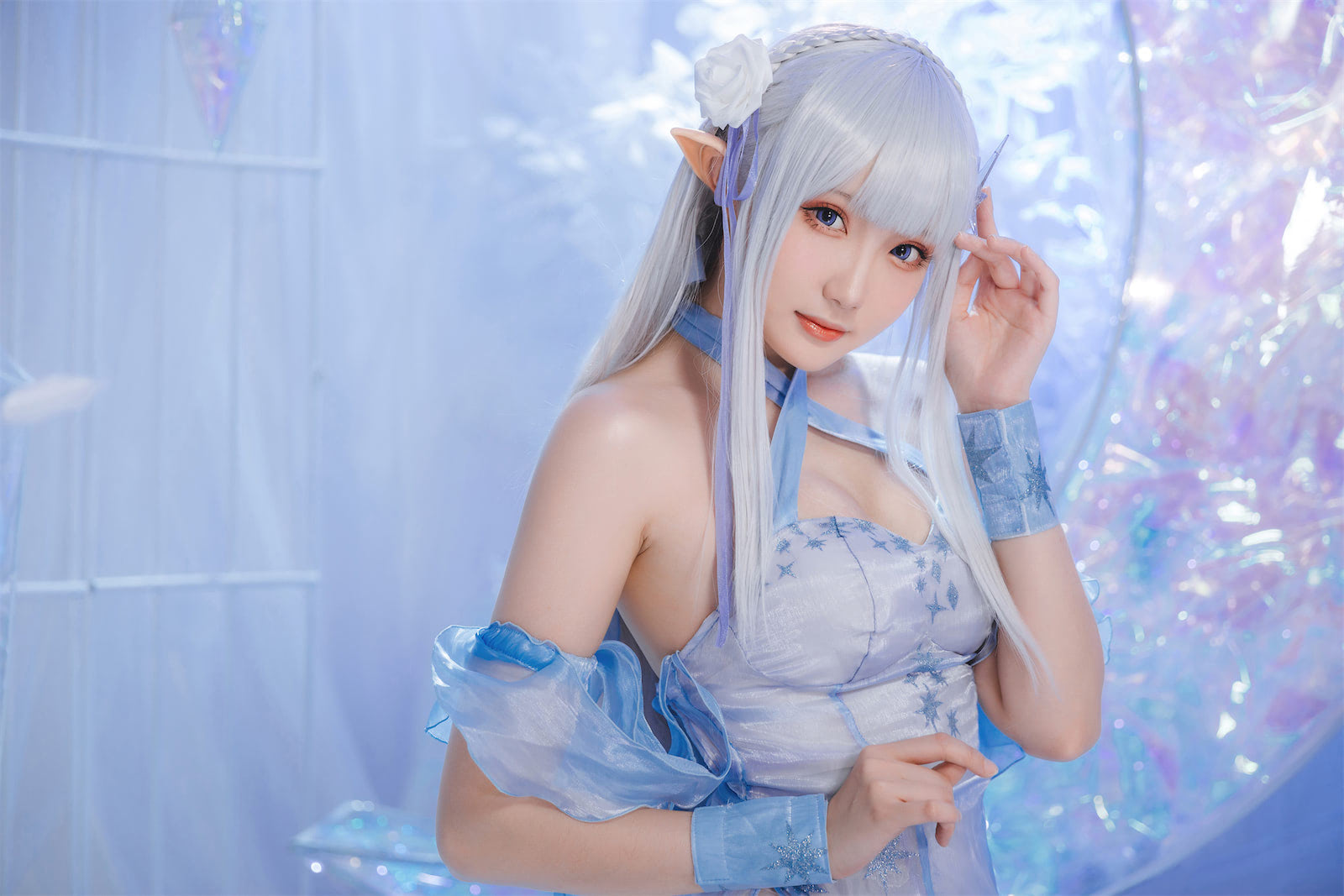 瓜希酱爱蜜莉雅水晶礼服28p