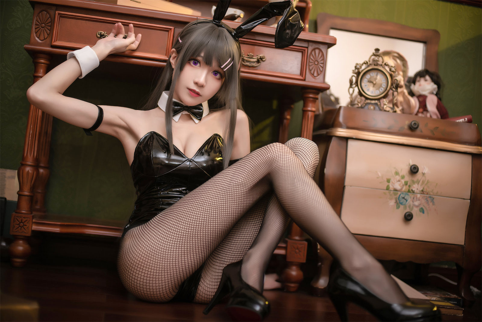 Tomoyo酱樱岛麻衣兔女郎22p