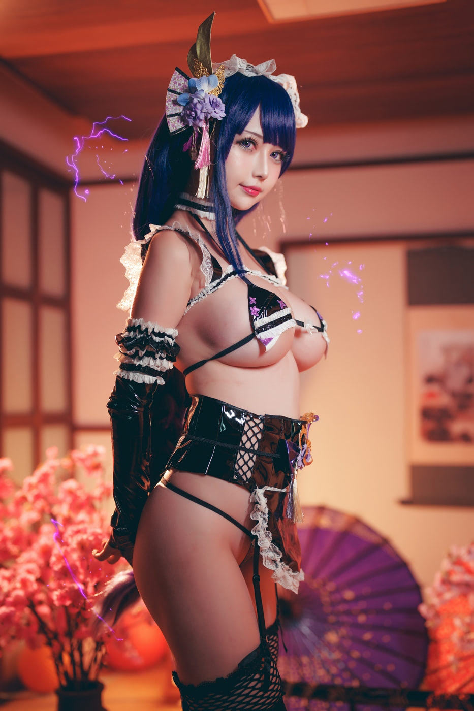 沖田凜花Rinka雷电将军30p