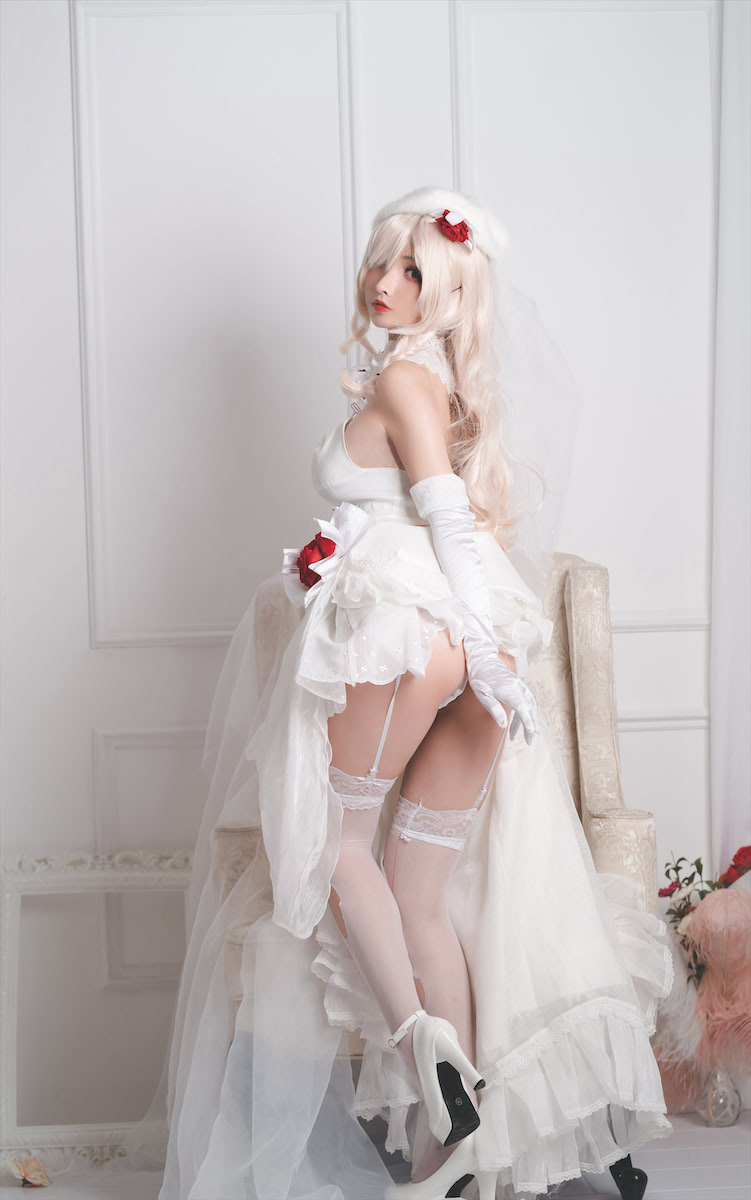 rioko凉凉子少女前线G36c花嫁25p