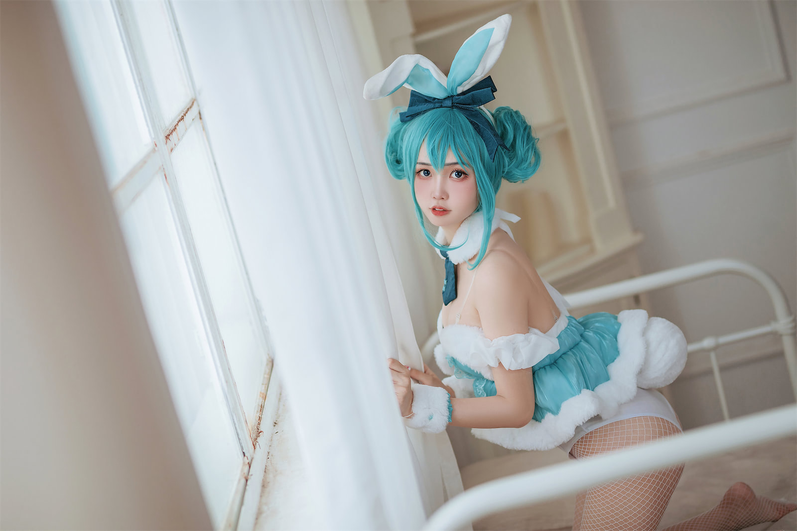 洛桑w伊梓初音白兔28p