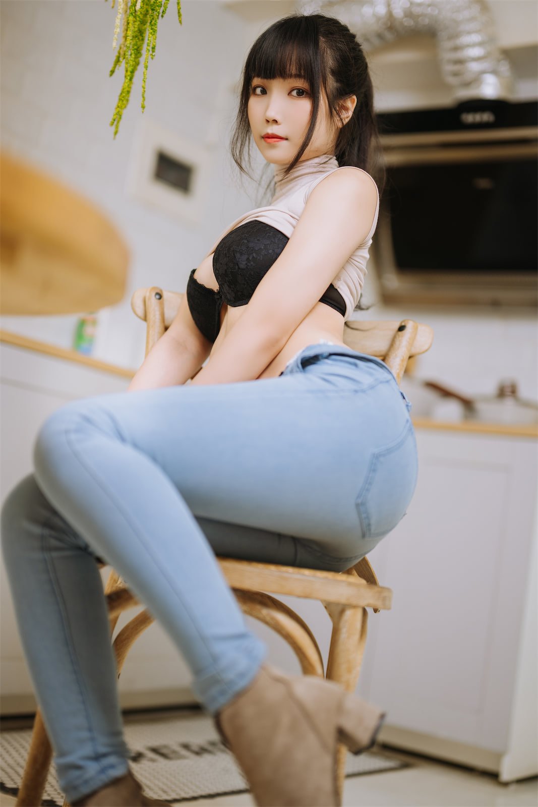 汪知子姐姐的牛仔裤42p