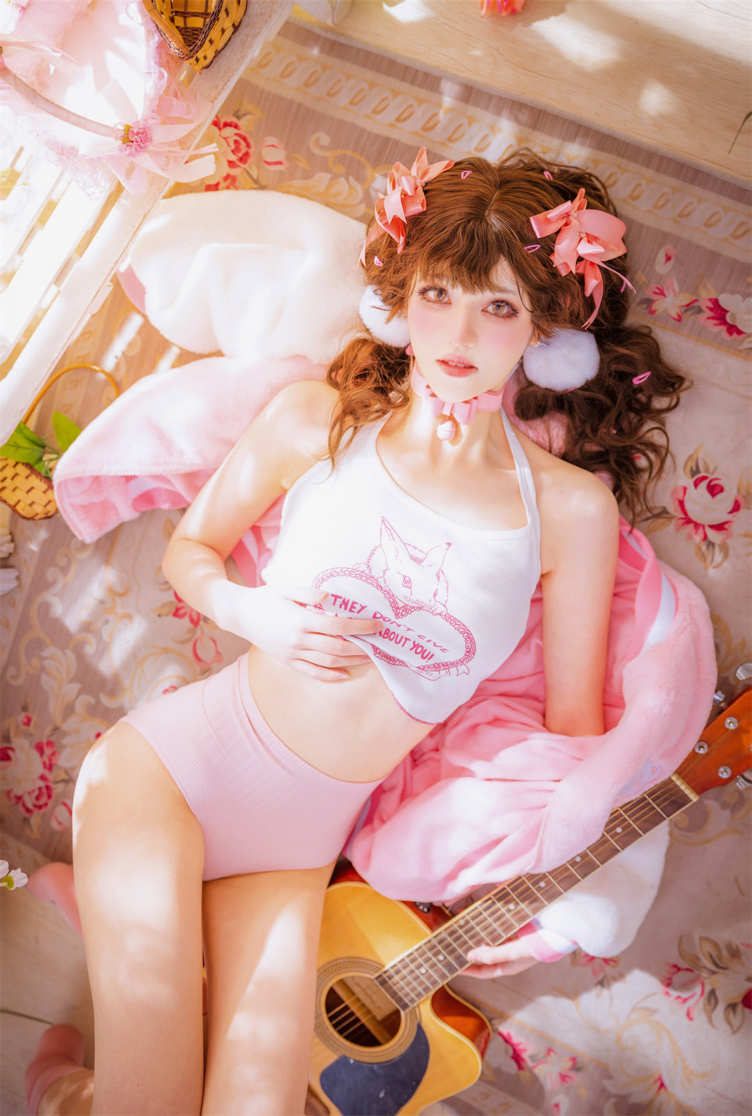 南桃Momoko少女吉他与蝴蝶结28p