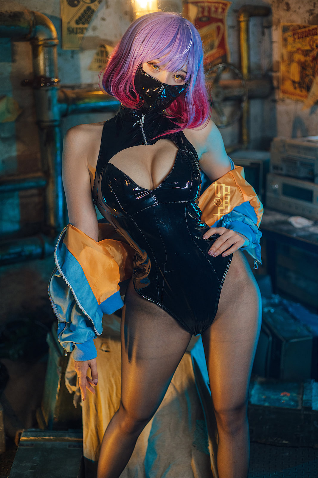 如月灰黑漆皮LUNA31p