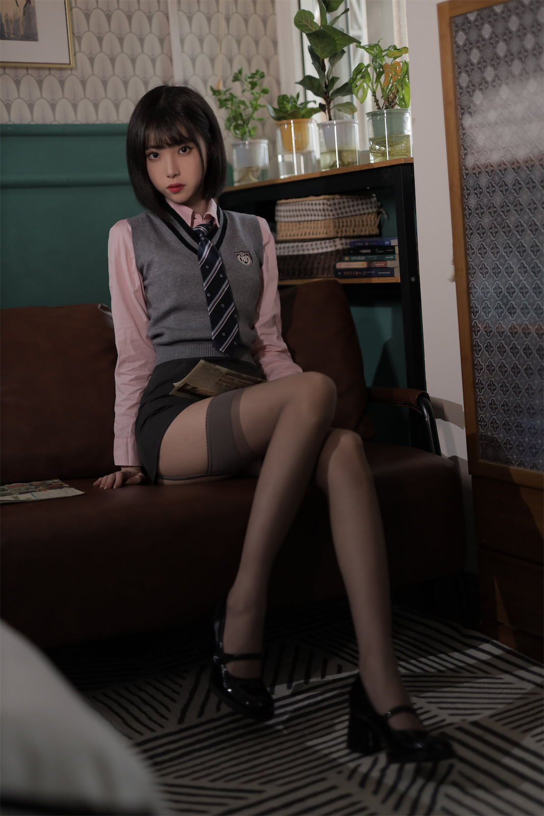 许岚LAN韩系制服40p_1