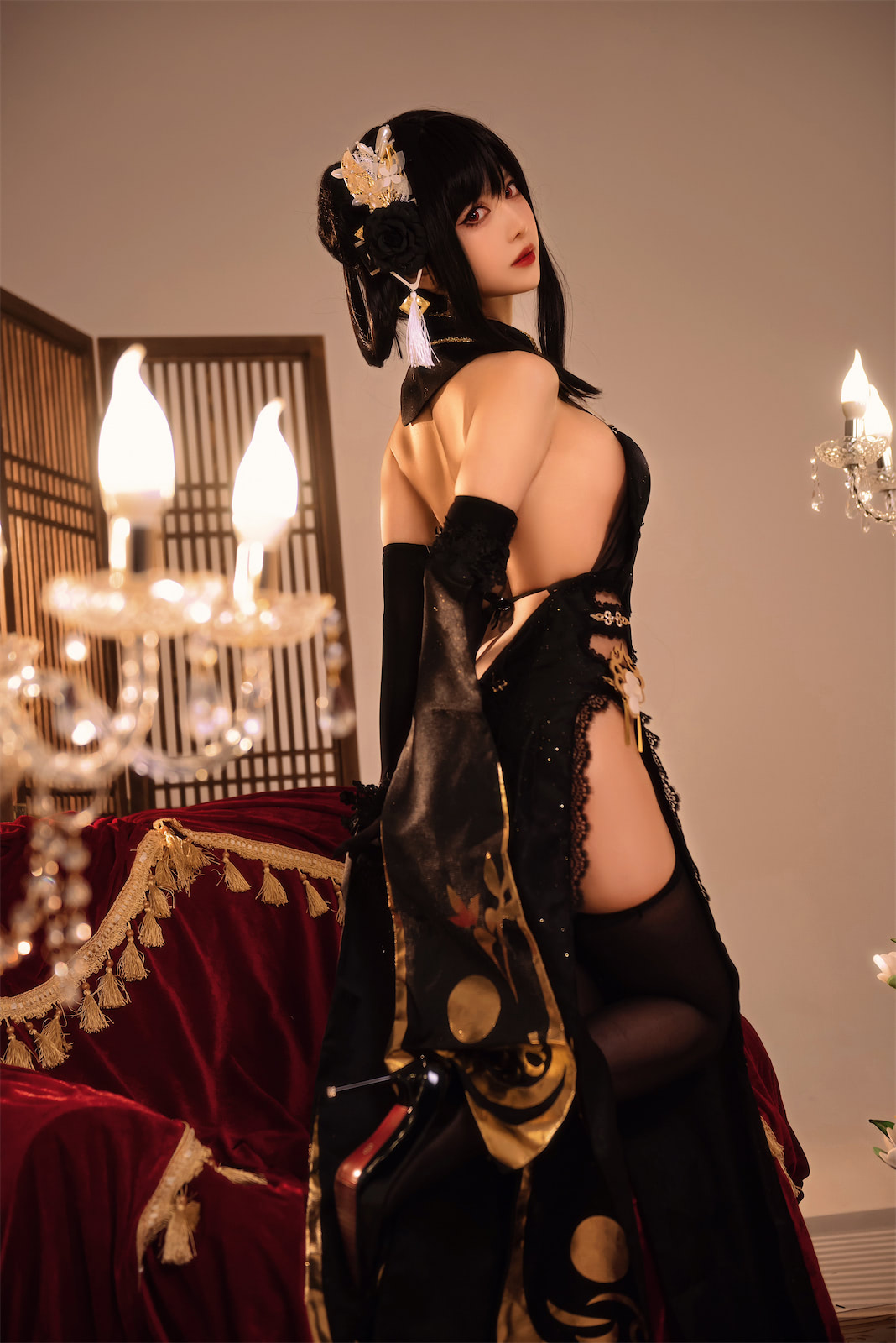 shika小鹿鹿镇海奇奢花苑28p