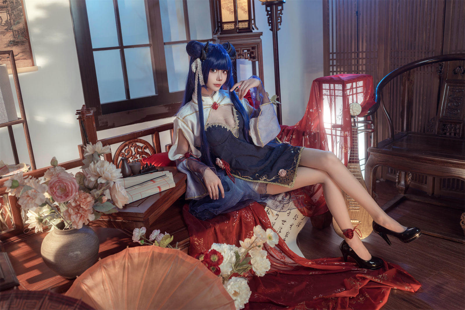 艾西Aiwest伊吹新年旗袍35p