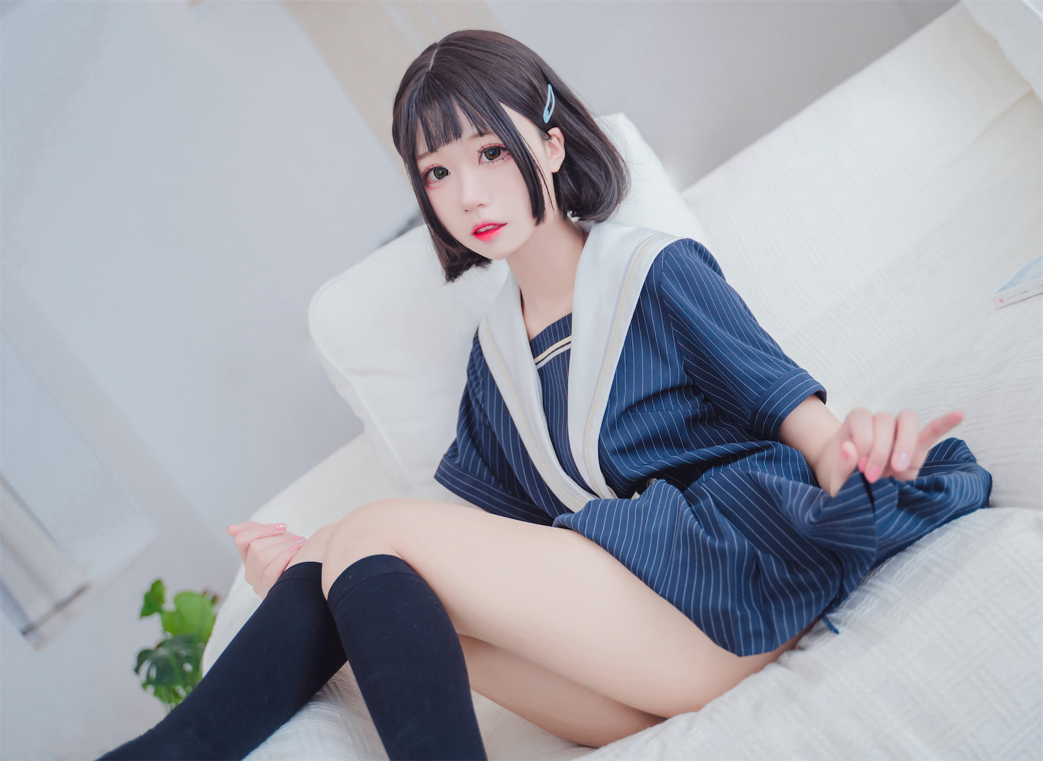 猫君君MaoJun海蓝水手服40p_4