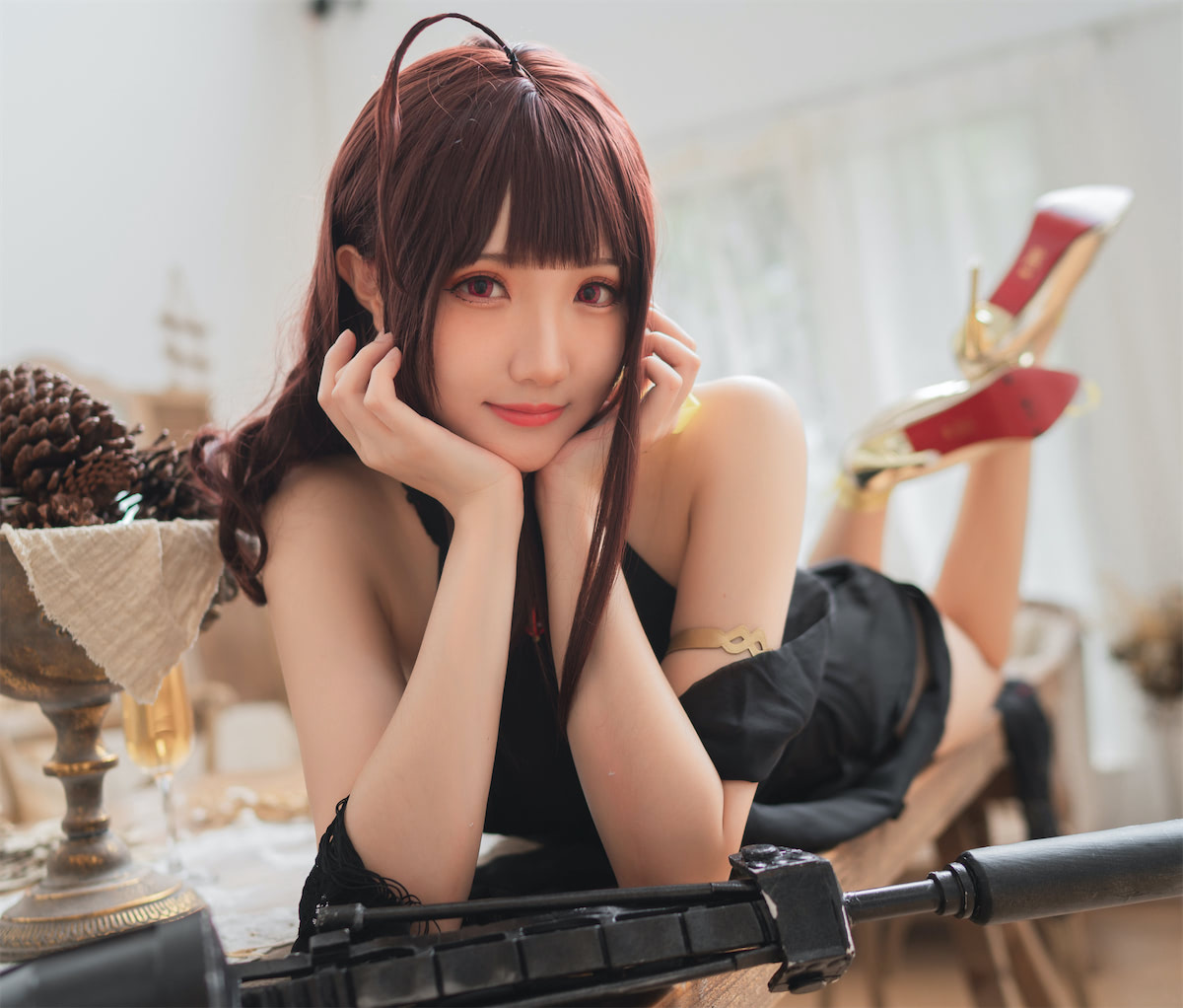 瓜希酱少女前线DSR-50旗袍16p