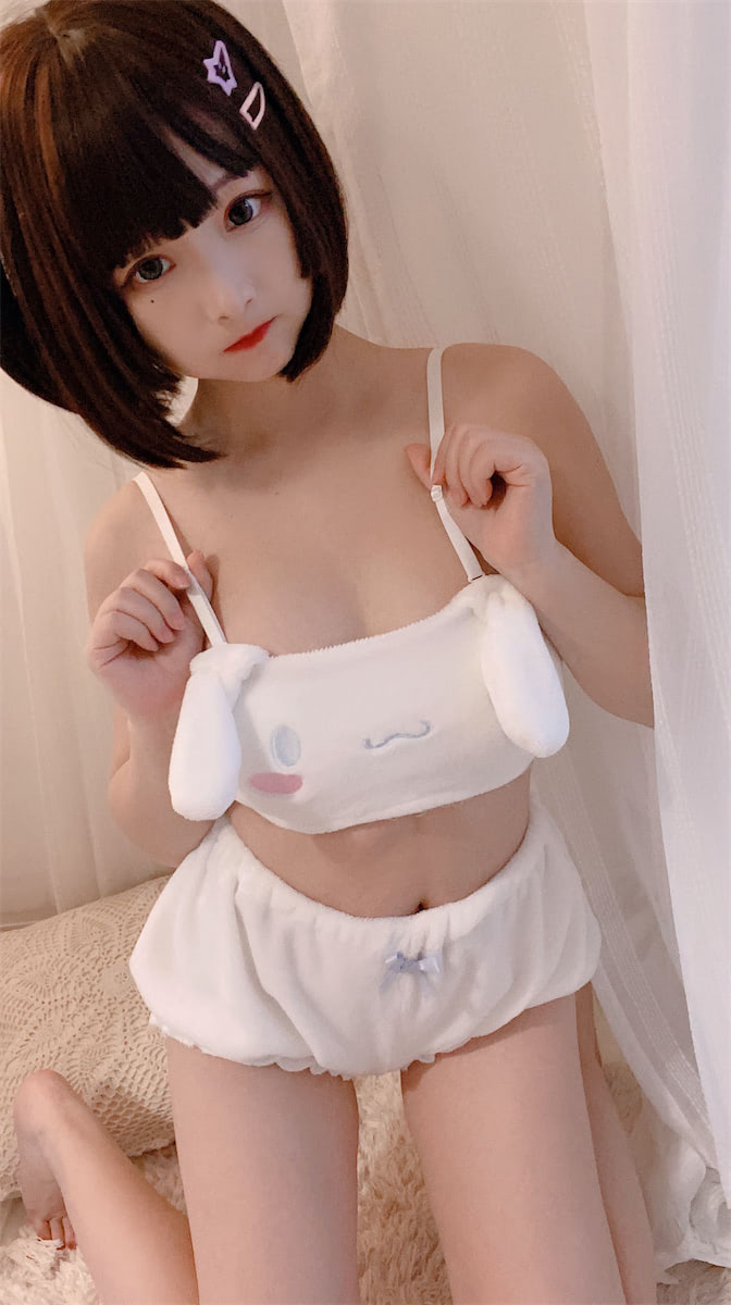 古川kagura玉桂狗白睡衣34p5v