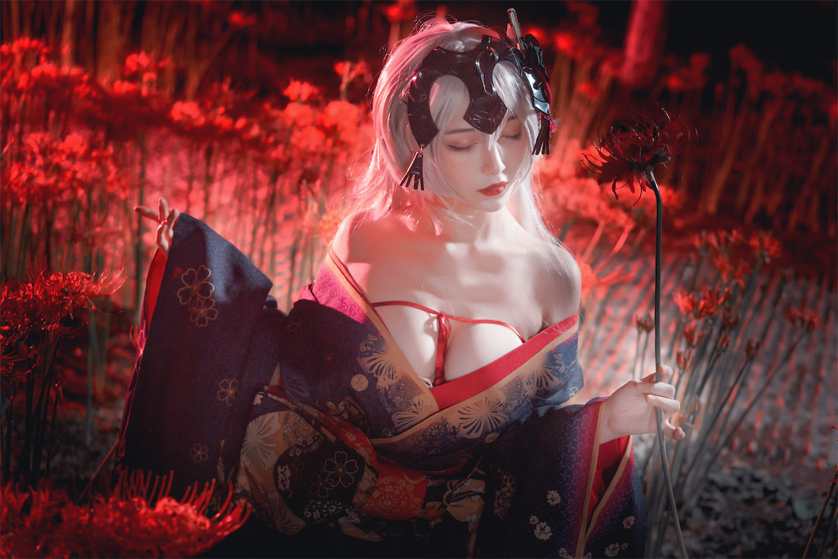 铁板烧鬼舞w黑贞德浴袍23p