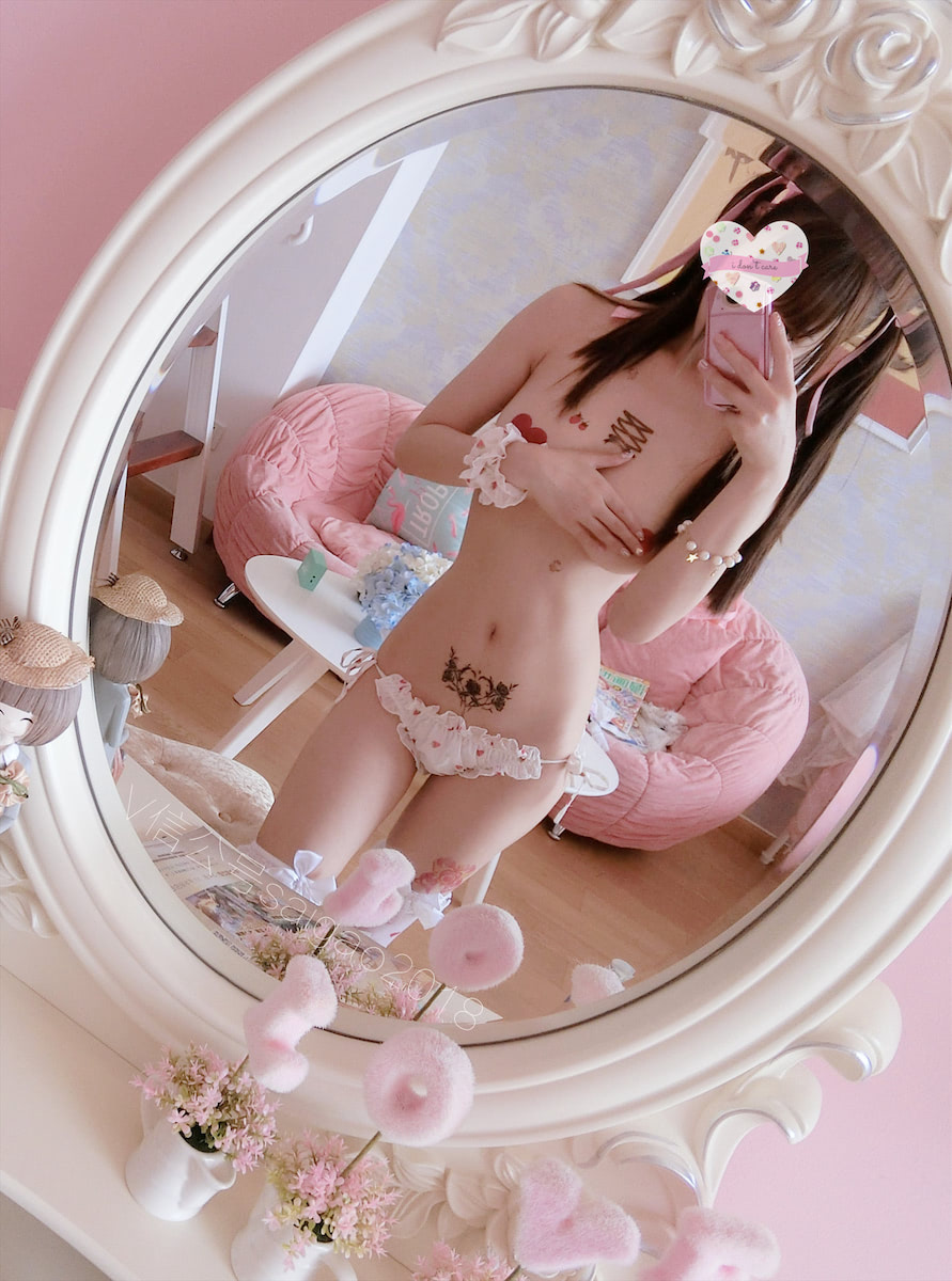 赛高酱 新年双马尾草莓睡衣47p1v