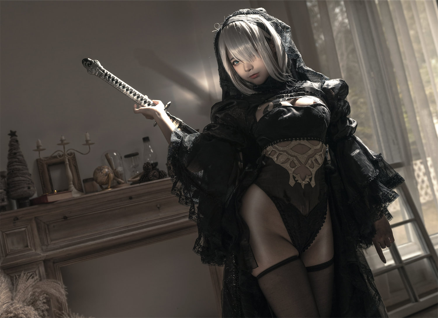 蠢沫沫2b小姐姐黑白花嫁40p